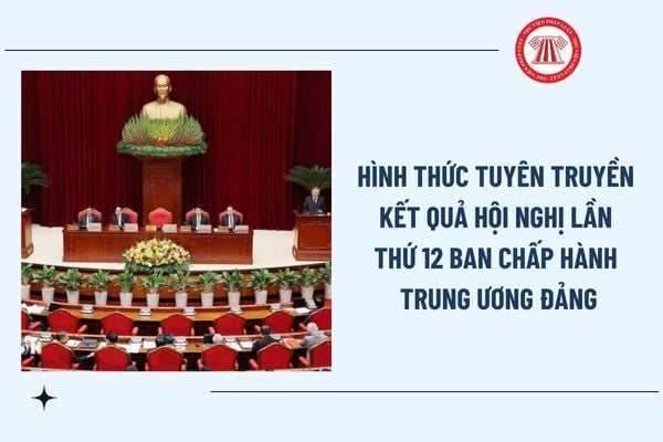 Hướng dẫn tuyên truyền kết quả Hội nghị lần thứ 12 Ban Chấp hành Trung ương Đảng khóa XIII